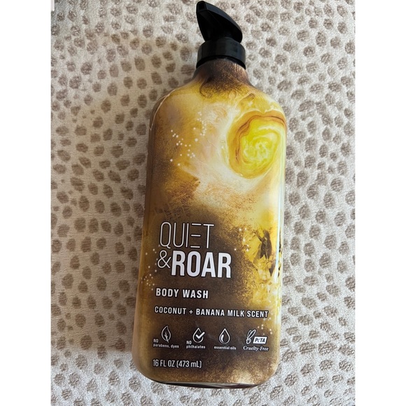 NEW Quiet & Roar Bodywash Body Wash Coconut & Banana Milk Scent - Picture 1 of 3
